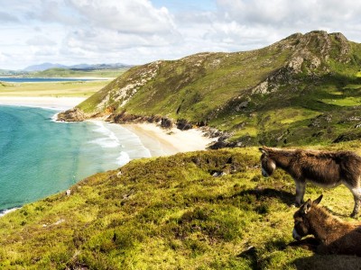 Donegal strand autorondreis Ierland vakantiewoningen